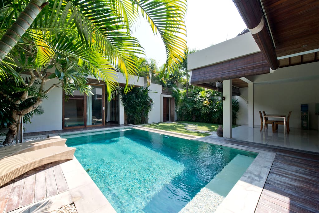 Swimming Pool With Garden.