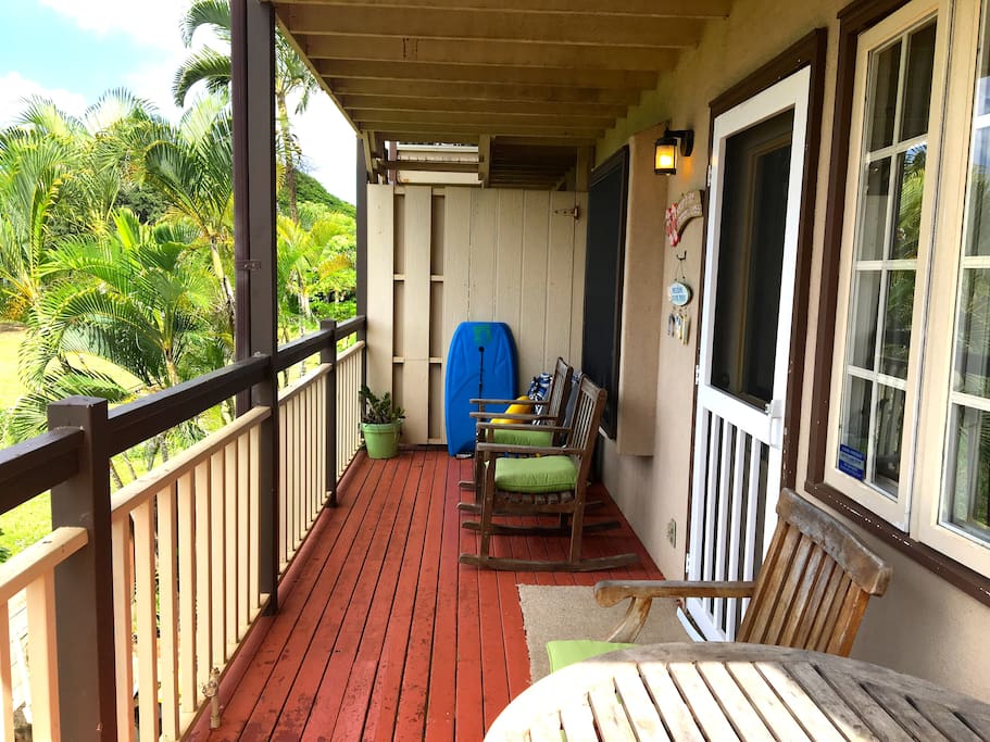 Ocean facing Front Lanai