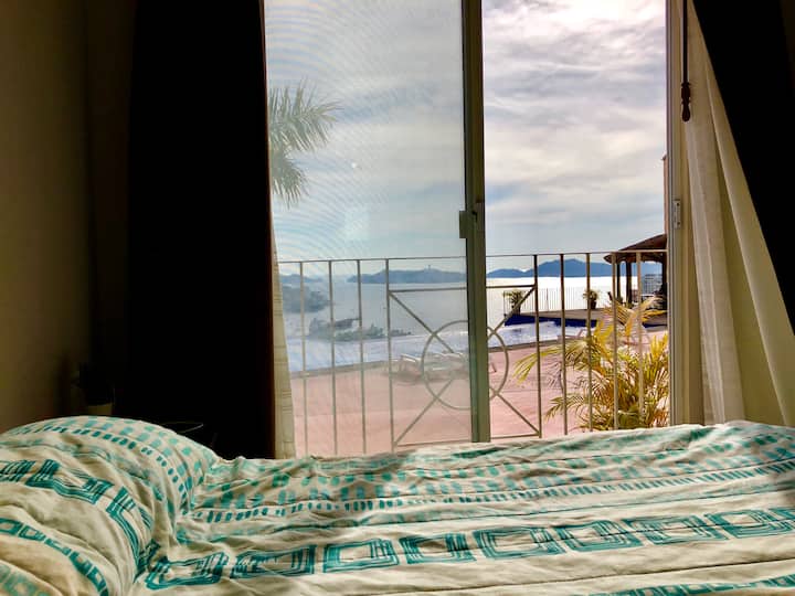 Magnífica vista desde la Recámara principal del apartamento