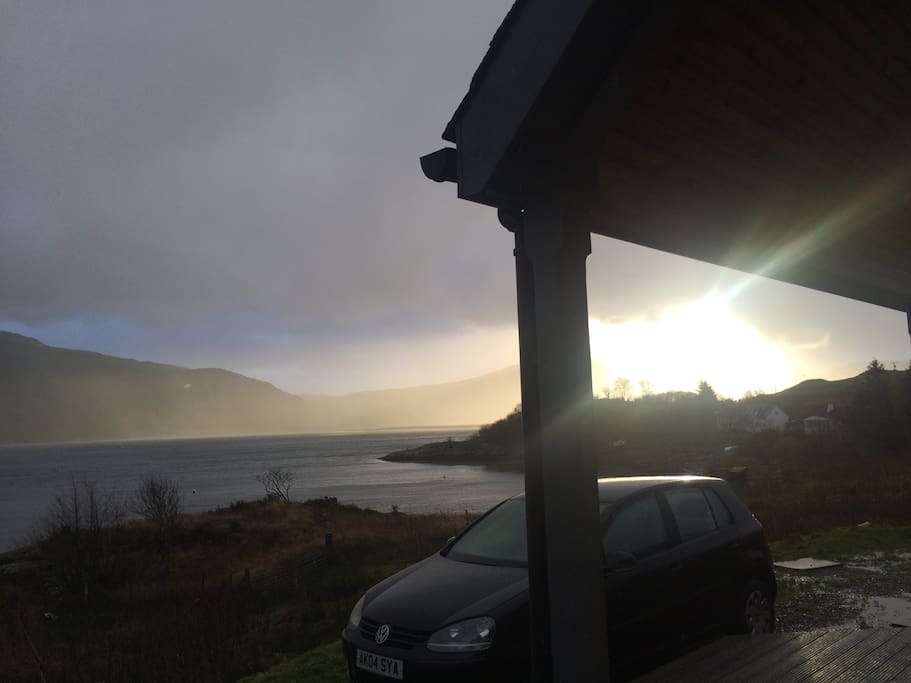 Admire the breathtaking views from the Veranda.