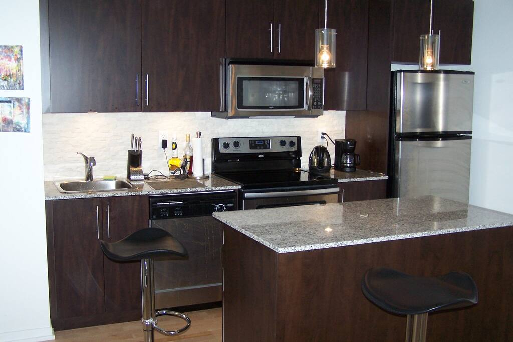 The kitchen is equipped with anything you might need.
