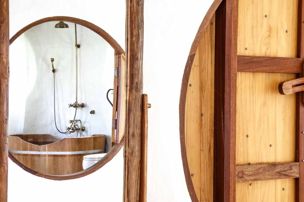Wooden Bathtub