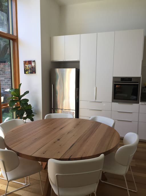 Kitchen and dining room