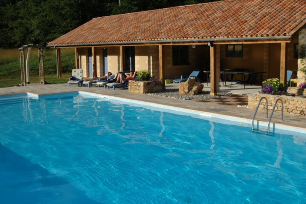 Swimming Pool, Heated, chlorine-free, and sports hall