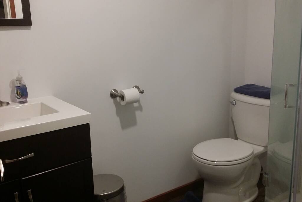 Bathroom w/Stand Up Shower.