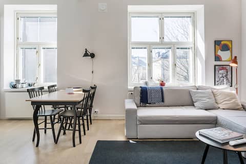Classic Nordic Apartment in Hip Punavuori Design District