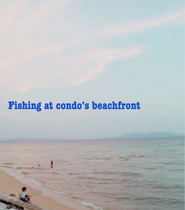 Nice and clean beach compared with central pattaya,suitable for playing sand,fishing,volleyball or swimming.