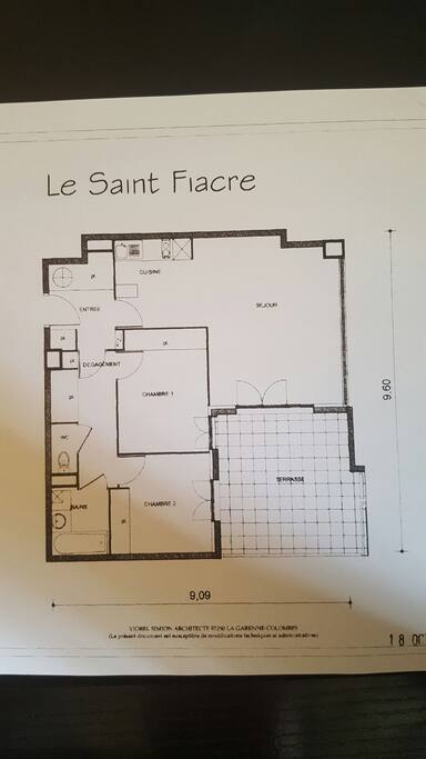 plan de l'appartement