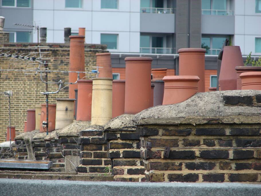 Up on the roof