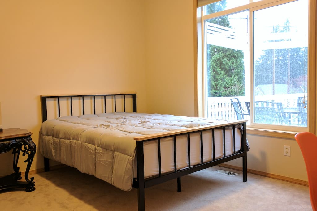 Bedroom with private shower