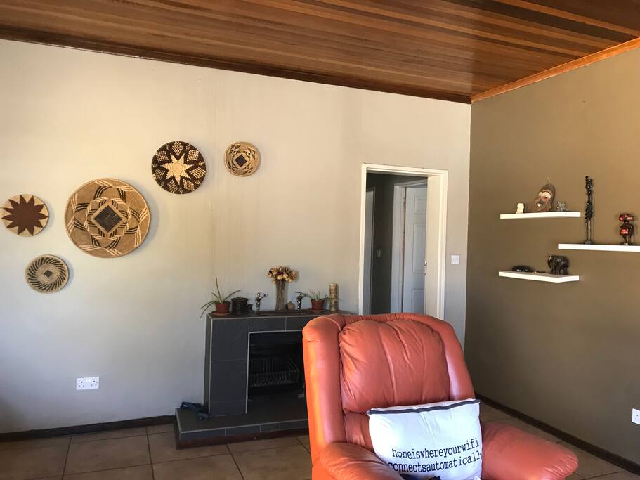 The living room, a common space.
