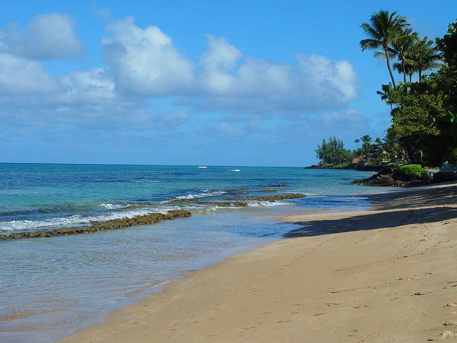Park beach next door to Paki Maui