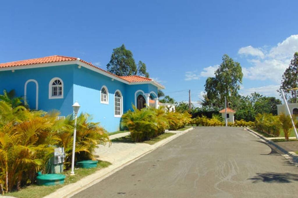 View from the street in the neighborhood