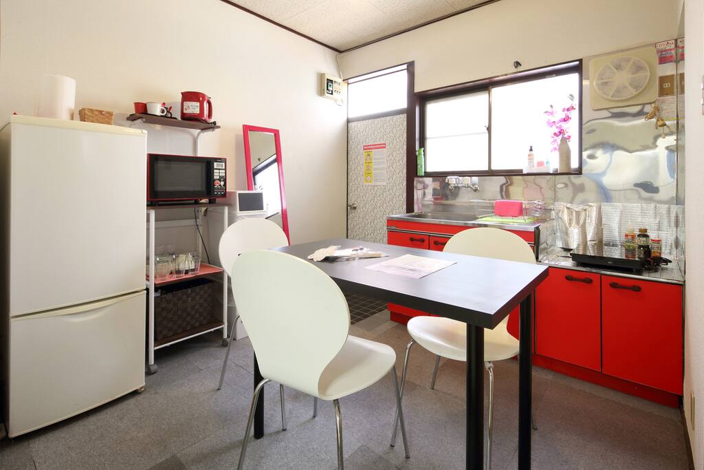 Kitchen and dining area