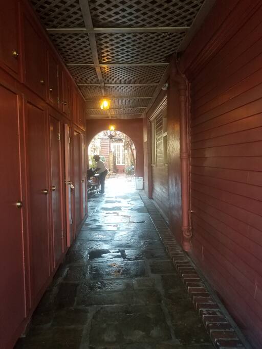 entry to courtyard