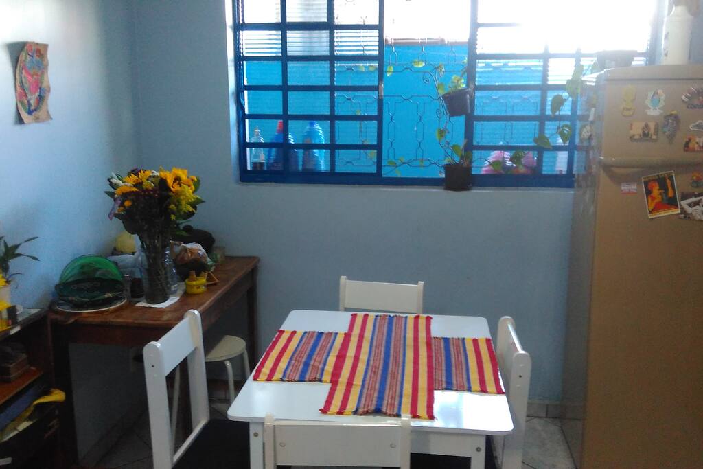 copa e mesa para café, almoço, jantar...