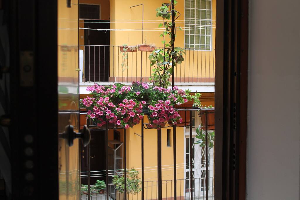 Vista del ballatoio