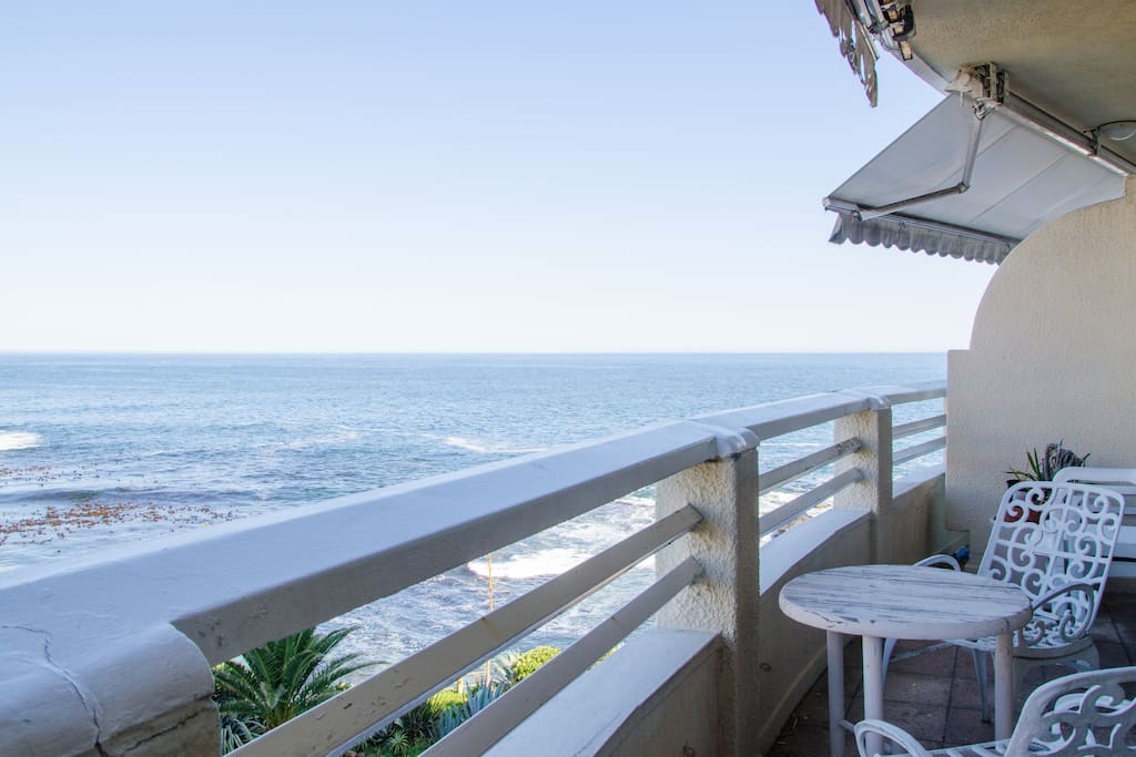 Enjoy the sunset from the terrace