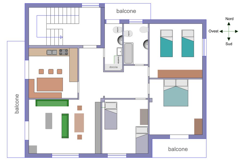 piantina della casa