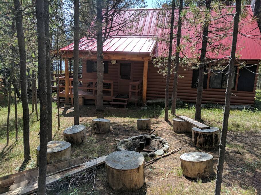 Our backyard fire pit.