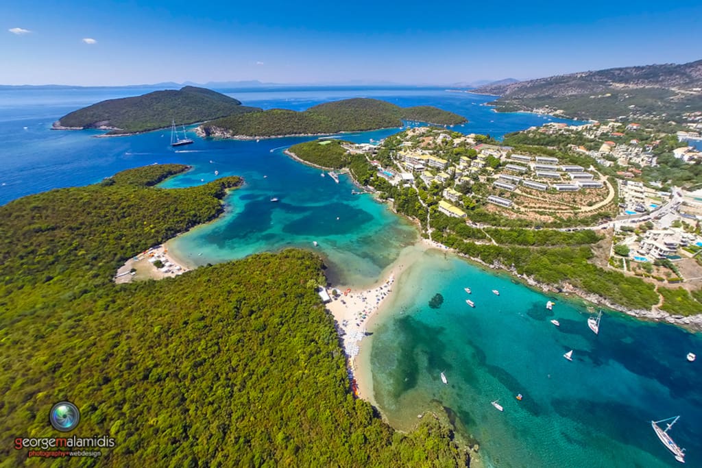 Bella Vraka - aerial view