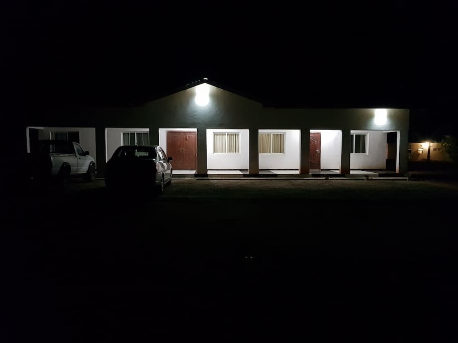 Guesthouse at night