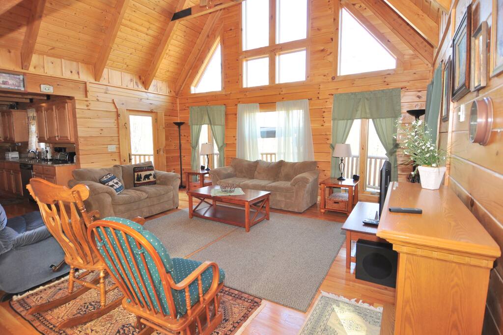 The Large, Open Living Area is great for your Group!