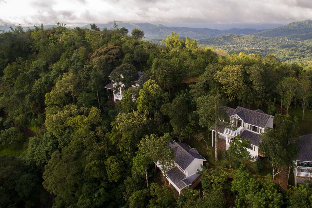 Bird's eye view to our villas