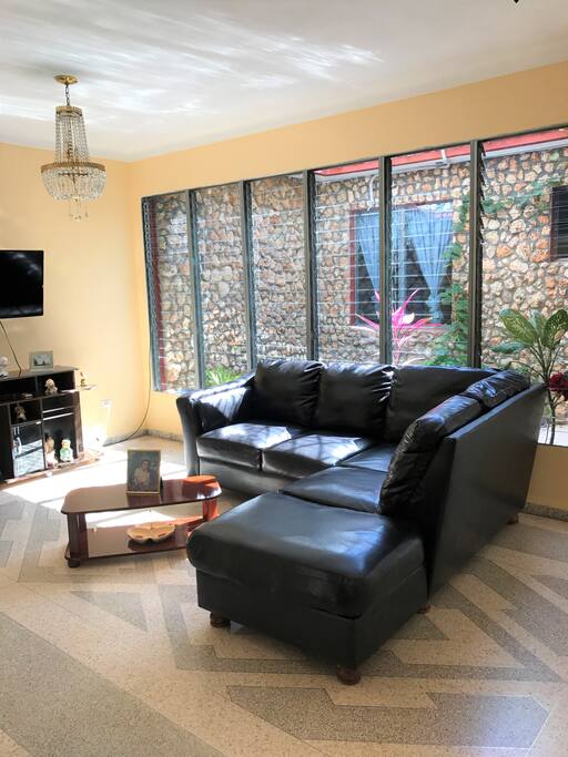 Living room with TV