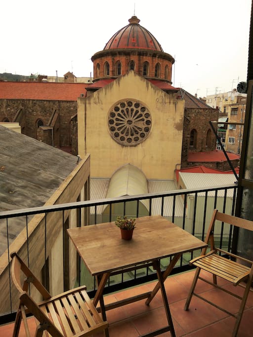 Balcony with view