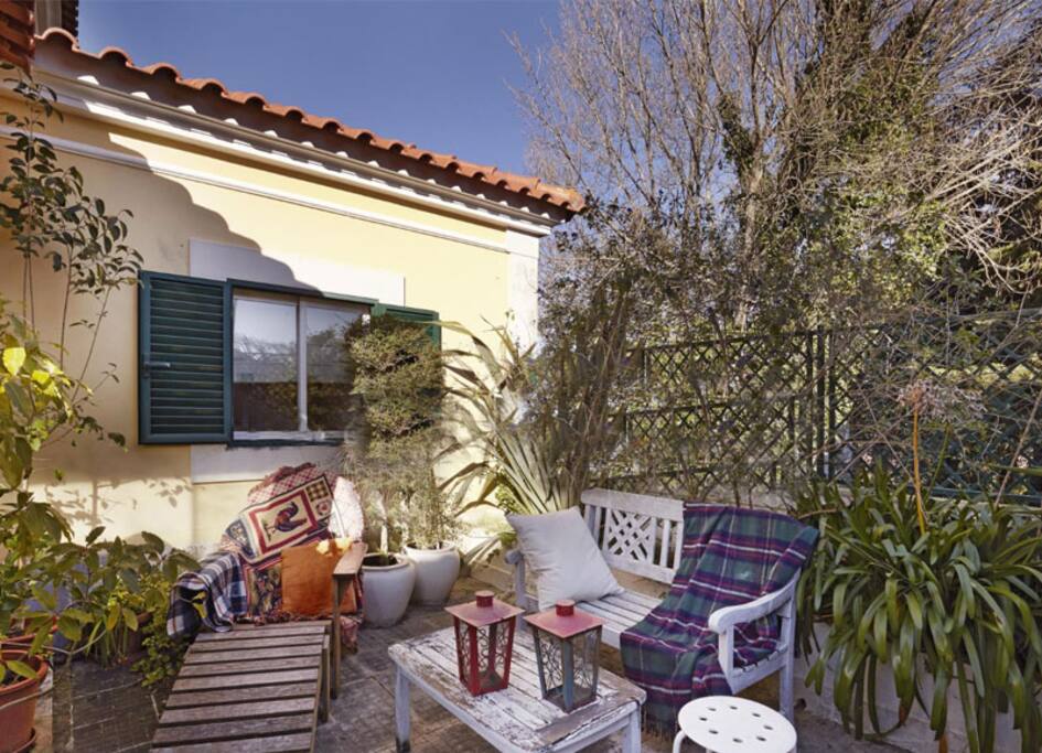 our terrace at home to chill out