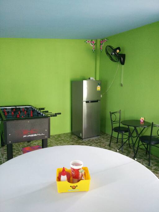 Inside the
common room