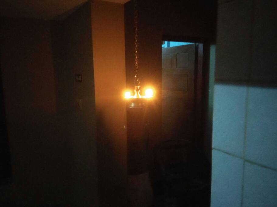 traditional evening lighting.