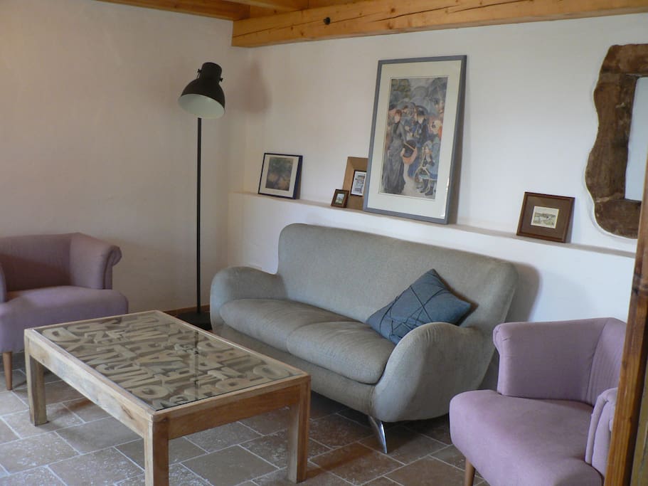 Gemütliches Wohnzimmer im EG