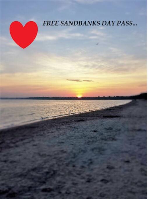 A great day at Sandbanks ended with a beautiful sunset.