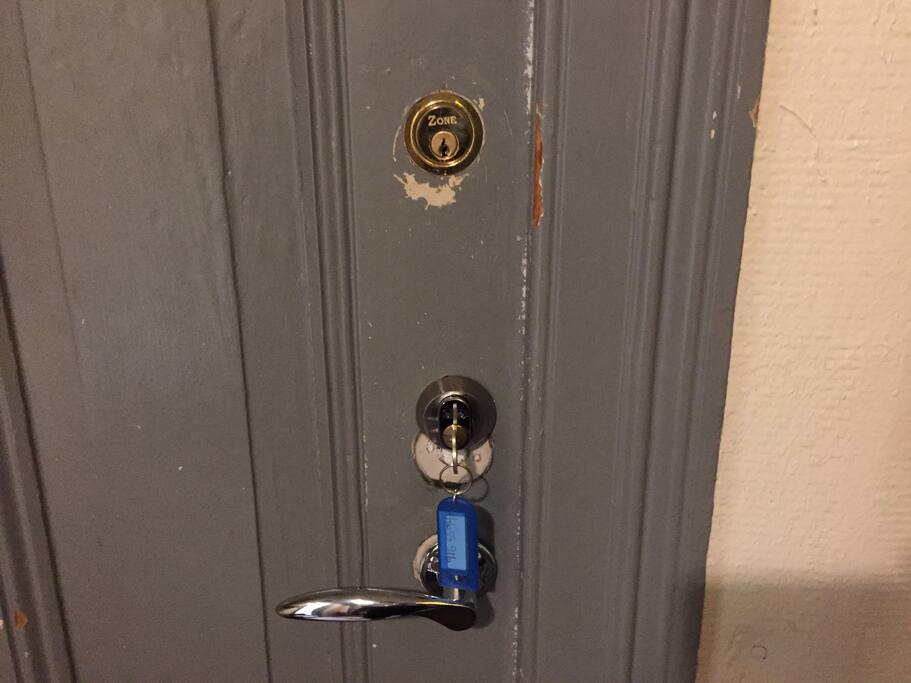 Stay here dream sweet and sleep well behind a secure door ensuring your privacy and safety despite Bergen is a safe city to visit