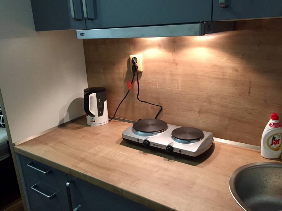Hot plate so you can cook