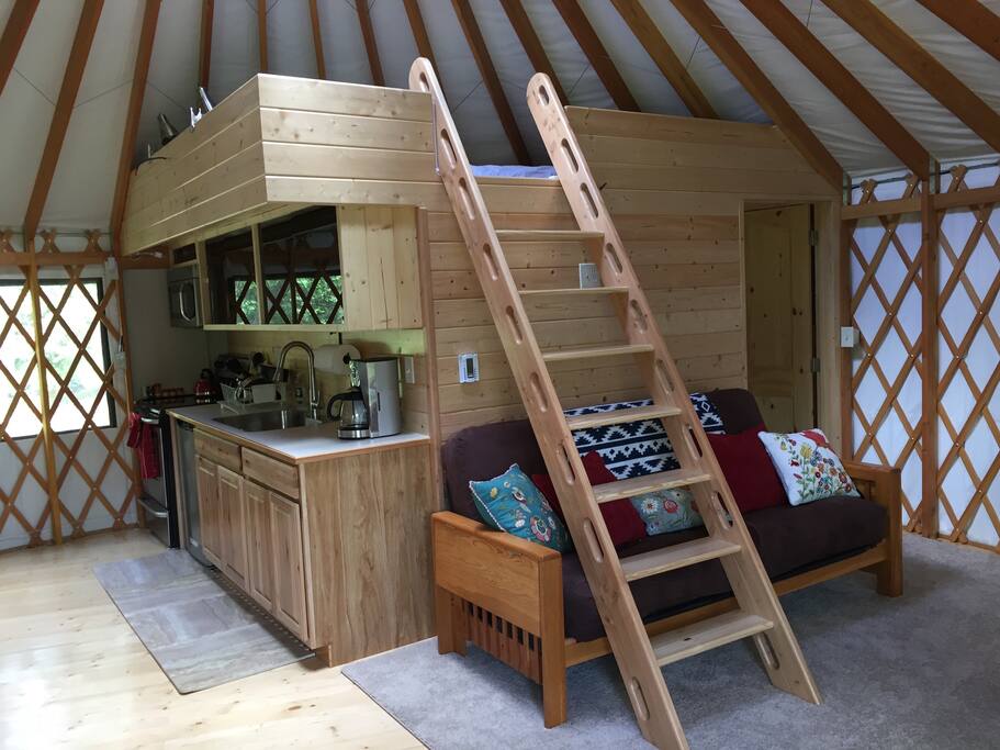 Inside view with loft