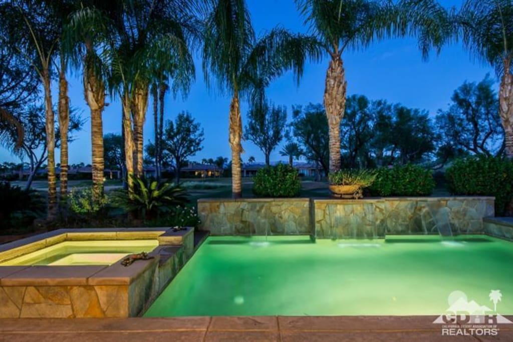 Heated Pool and Jacuzzi in the backyard. (Small fee of $15 is assessed per day during the months of November-March for heating the pool, no charge for Jacuzzi.)