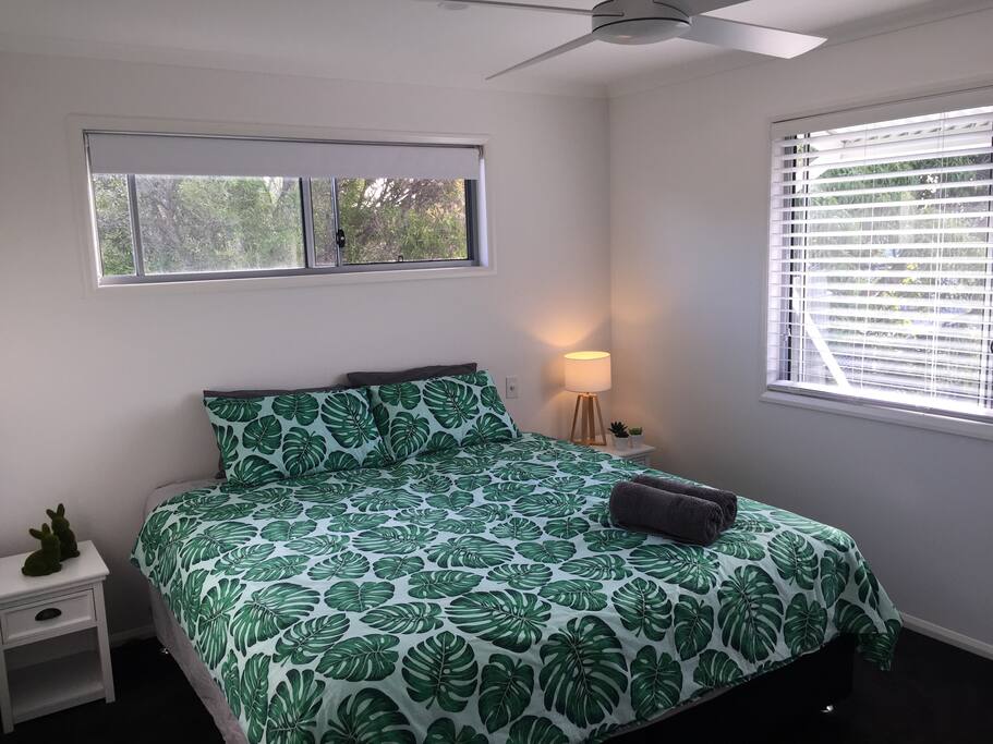 King size bed in second bedroom