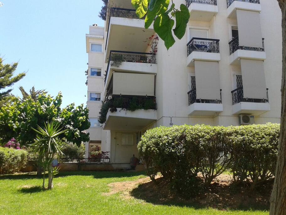A view of the building
