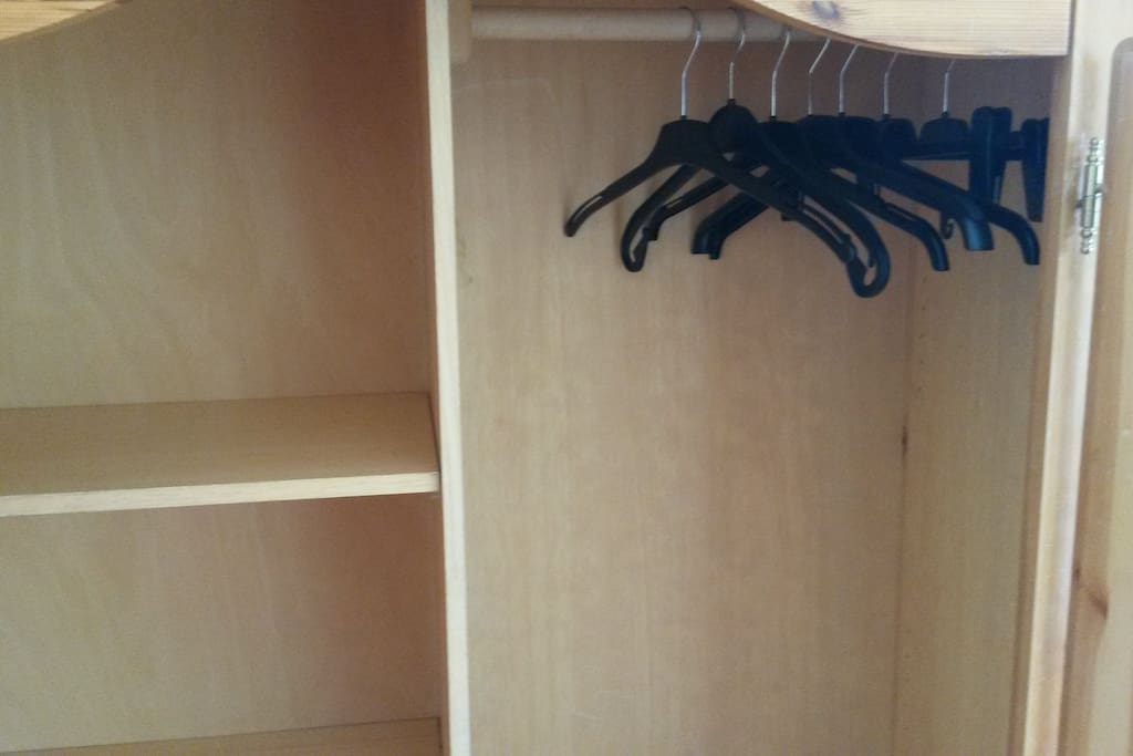 Space for your wardrobe
