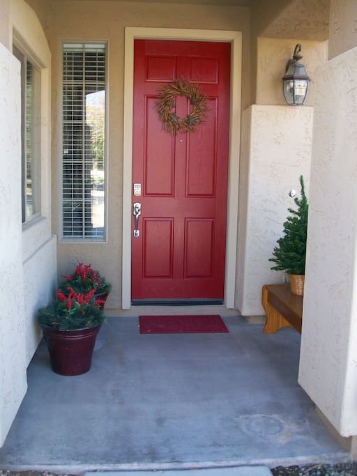 Entrance with key code