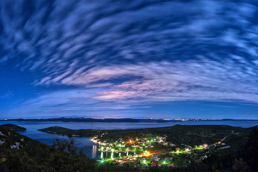 View from the road on Luka, Dugi otok
