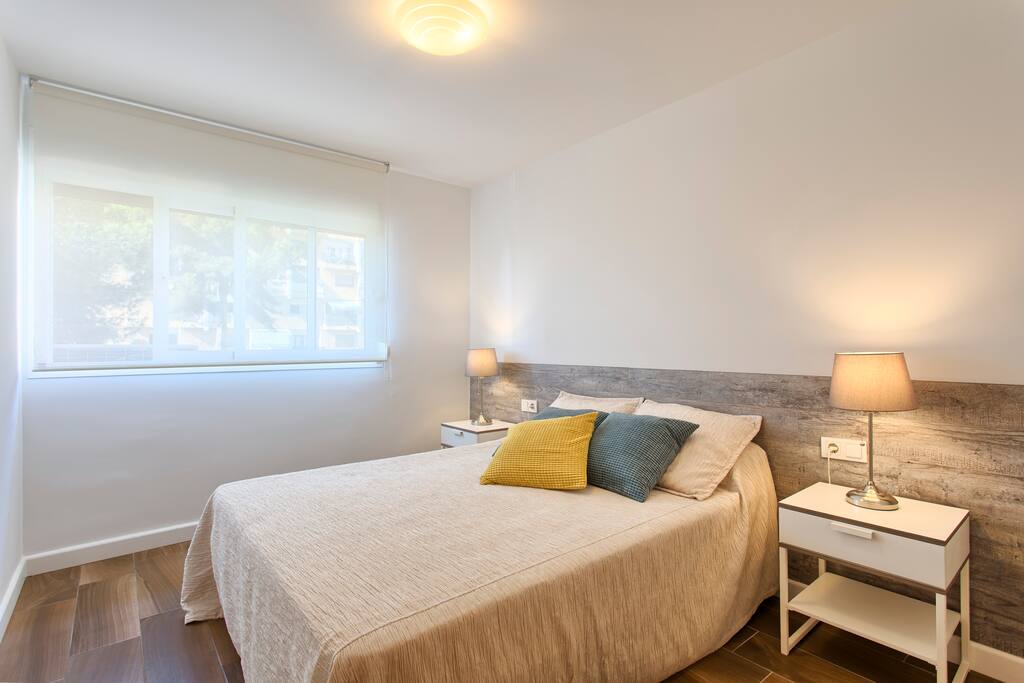 Spacious bedroom