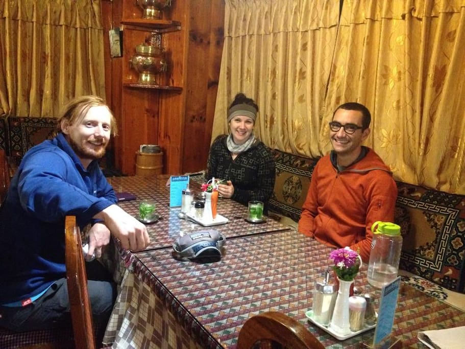guests in the Dining Room