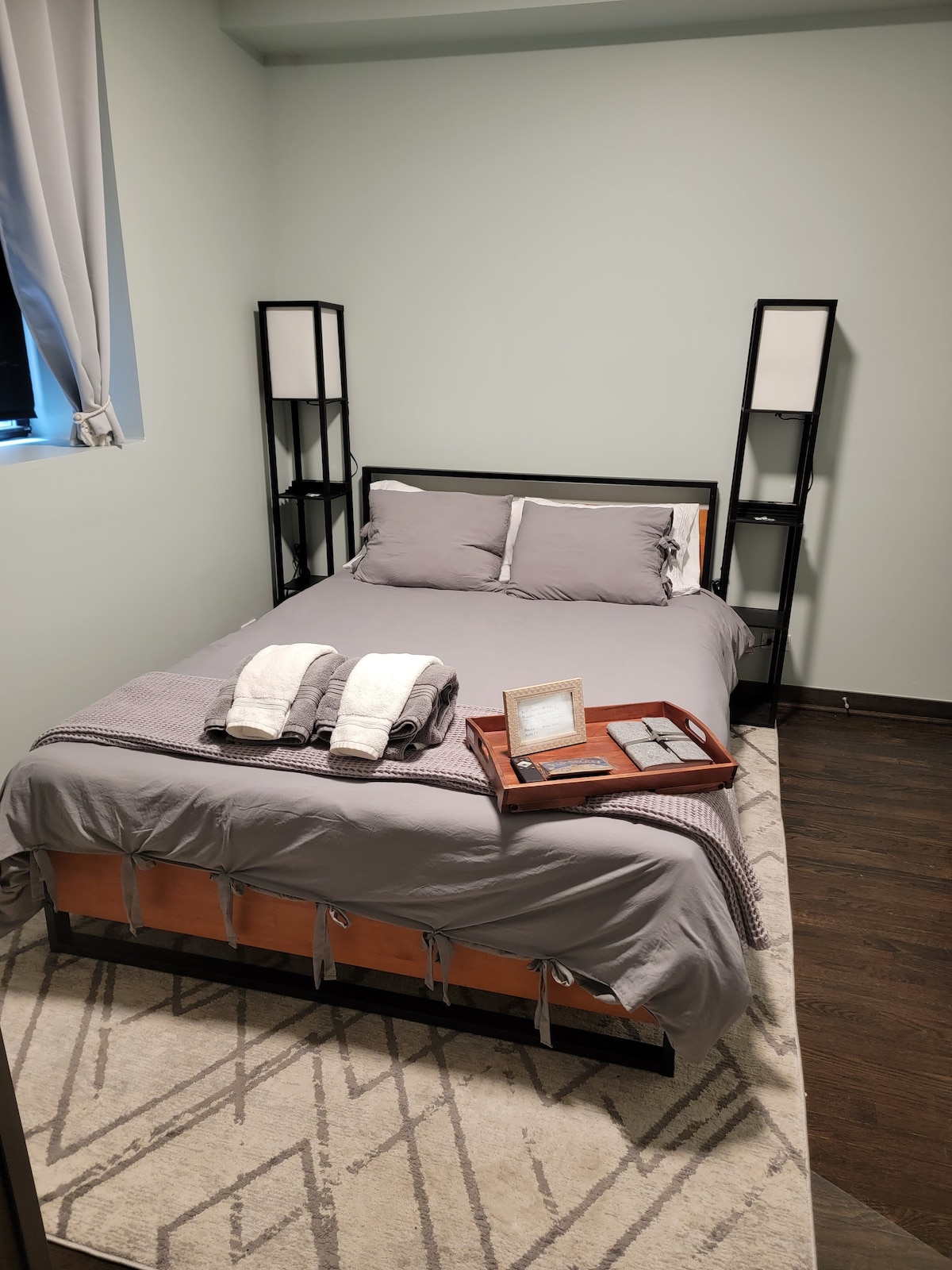 Spacious room, with 2 closets for all of your travel gear