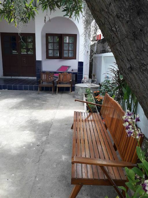 Front courtyard