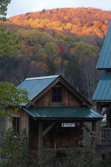 quiet and private nestled in the hills of the Green Mountains.