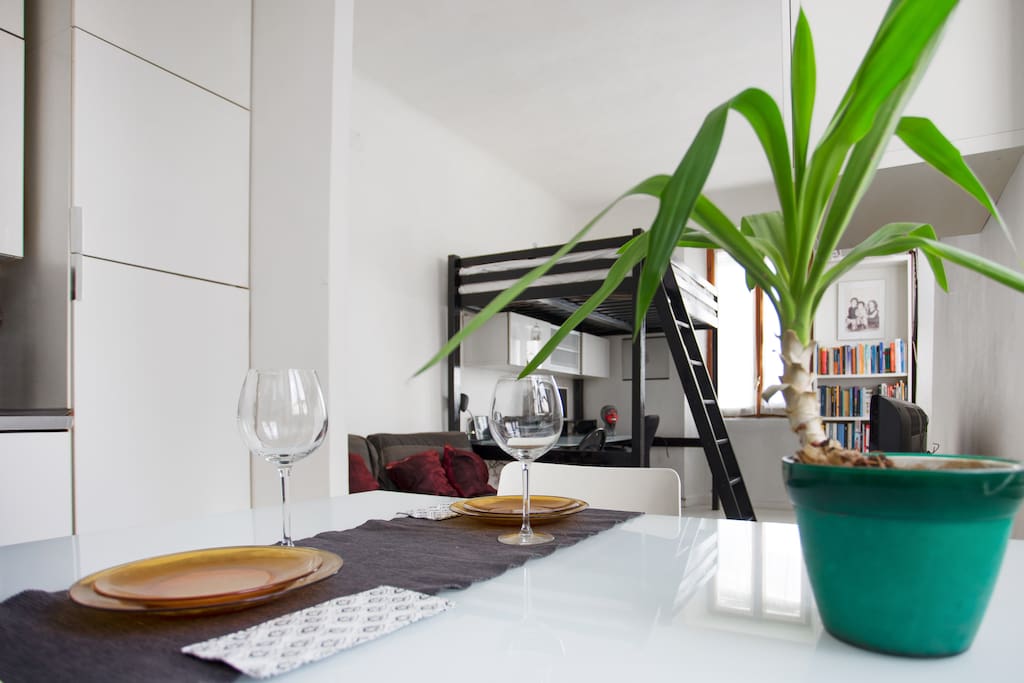 The Living room & The dining table